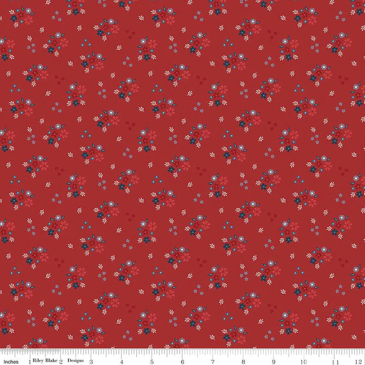 Riley Blake Red White &amp; True C13184 Red