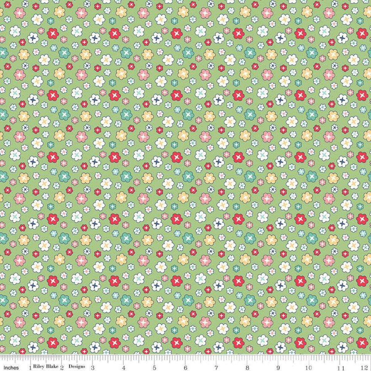 Riley Blake Vintage Happy 2 108&quot; WB9136 Green