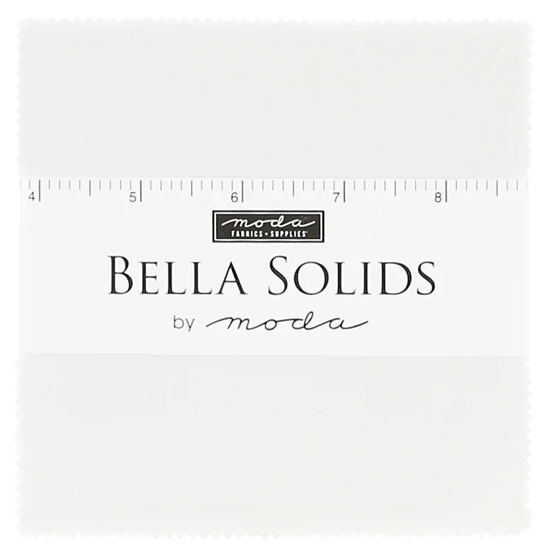 Moda Bella Solids White Charm Pack