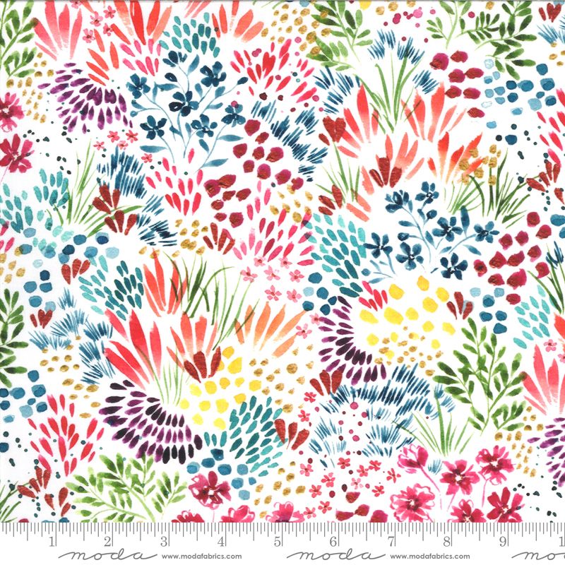 Moda Moody Bloom Panel 8440 11D