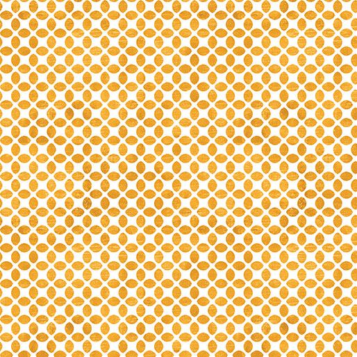 Benartex Inspired Blooms Chalk Geo Gold