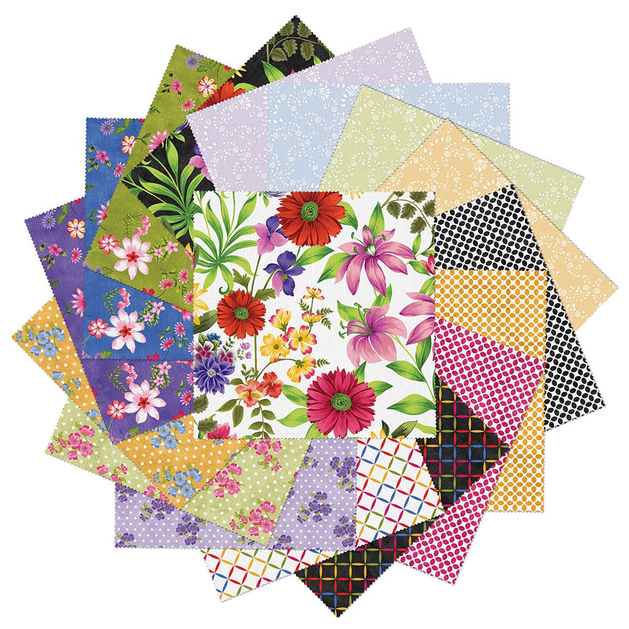Benartex Inspired Blooms Layer Cake