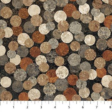 Northcott Retro Vibes Stonehenge Big Dots 27744-34