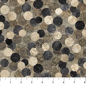 Northcott Retro Vibes Stonehenge Big Dots 27744-94