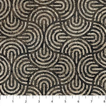 Northcott Retro Vibes Stonehenge Semi-Circles 27742-99