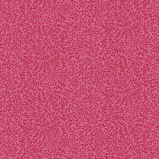 Benartex French Meadow Petite Vine Med. Rose