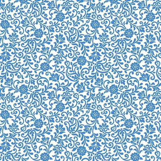 Benartex Gratitude And Grace First Flower Blue