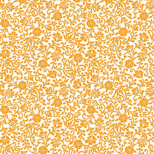 Benartex Gratitude And Grace First Flower Orange
