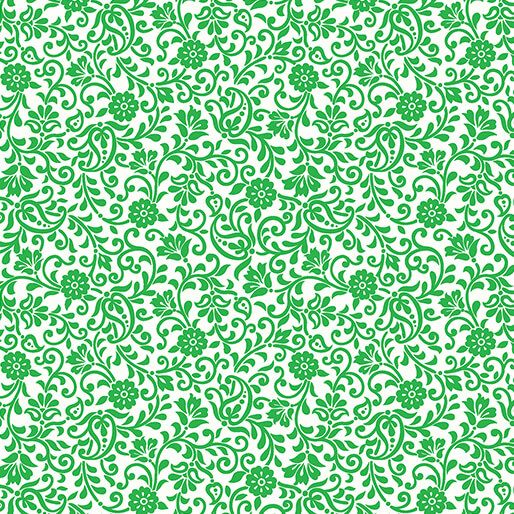 Benartex Gratitude And Grace First Flowerr Green