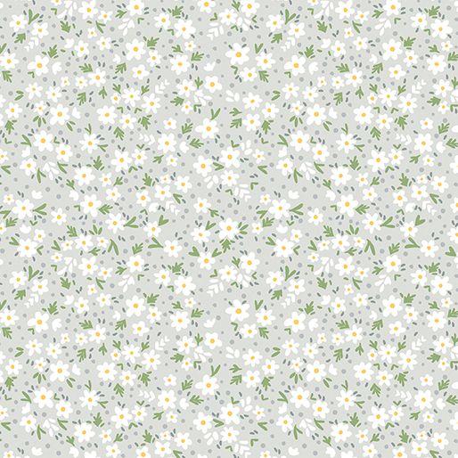 Benartex Snowfall Paperwhites Birch