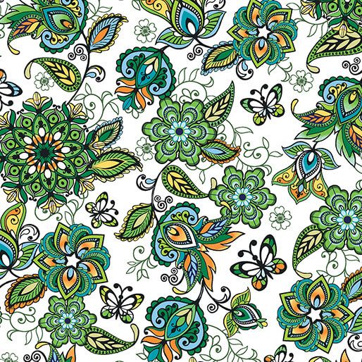 Benartex Gratitude And Grace Good Friends Green