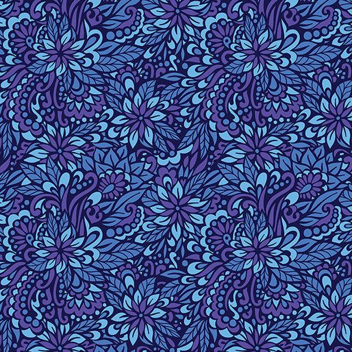 Benartex Gratitude And Grace Peaceful Garden Purple