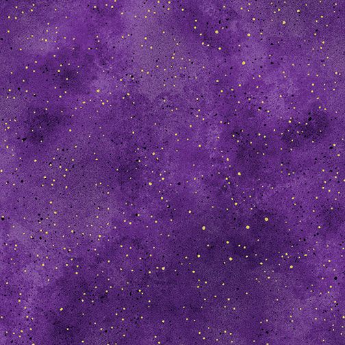 Benartex New Hue Metallic Berry/Gold