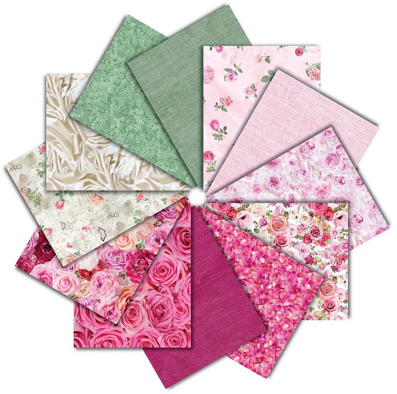 Timeless Treasures Belle Rose 12 Fat Quarters