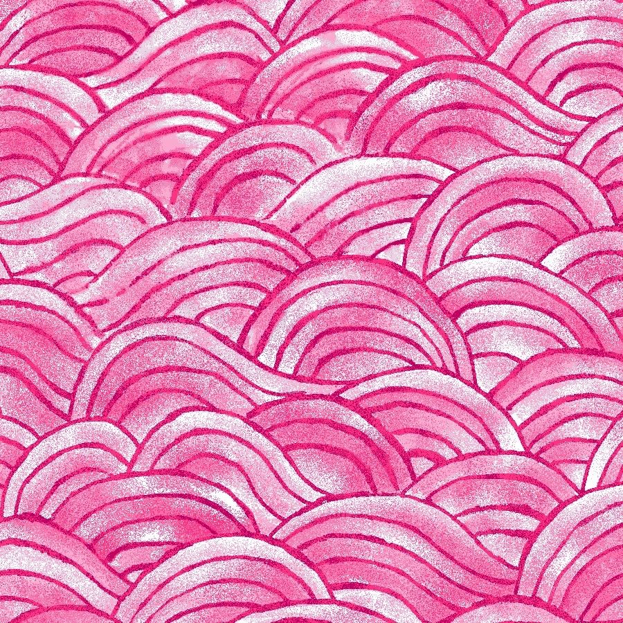 Freckle + Lollie Surfside Waves Pink