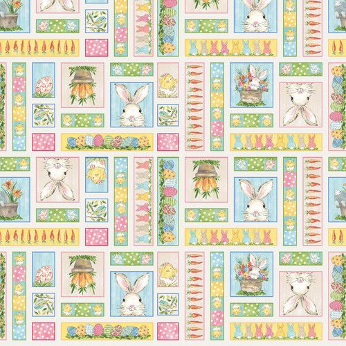 Henry Glass Peek A Boo Bunnies 1569 44