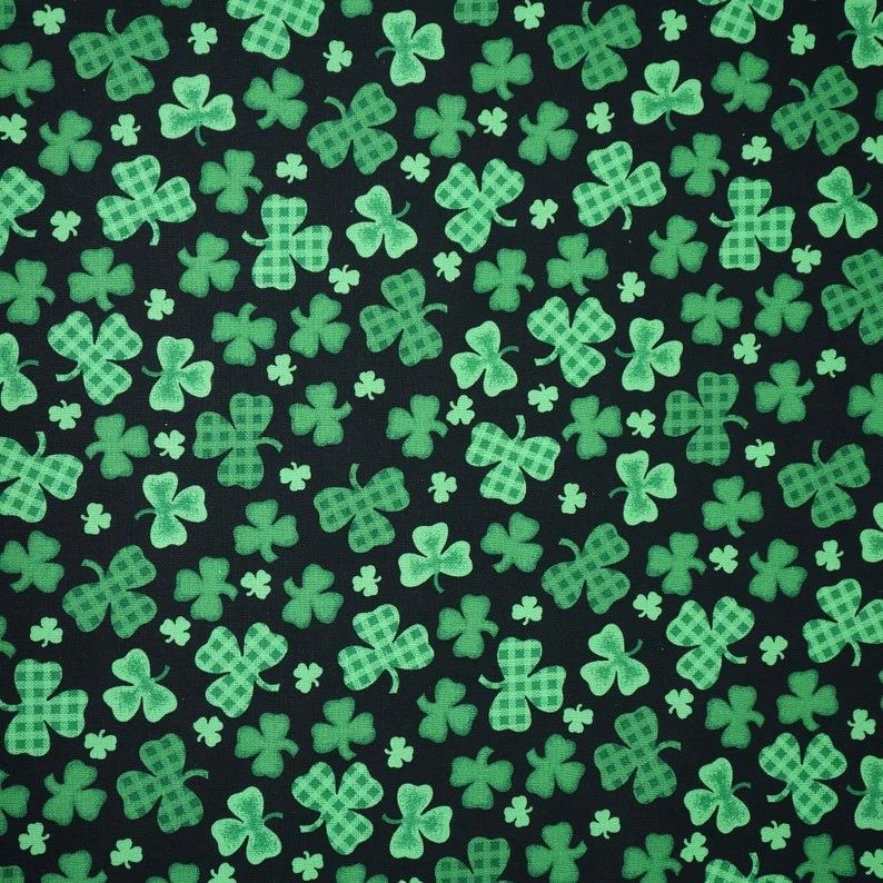 Foust St Patricks Day  Gingham Clover