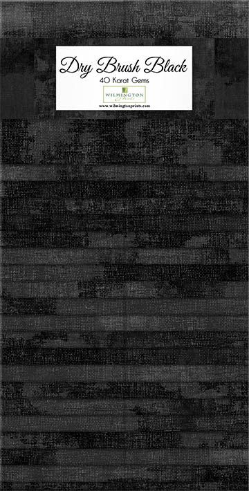 Wilmington Dry Brush Black Jelly Roll