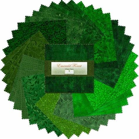 Wilmington Emerald Forest Charm Pack