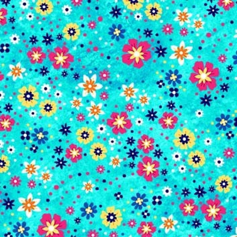 Michael Miller Sea Meadow DCX10501-AQUA-D