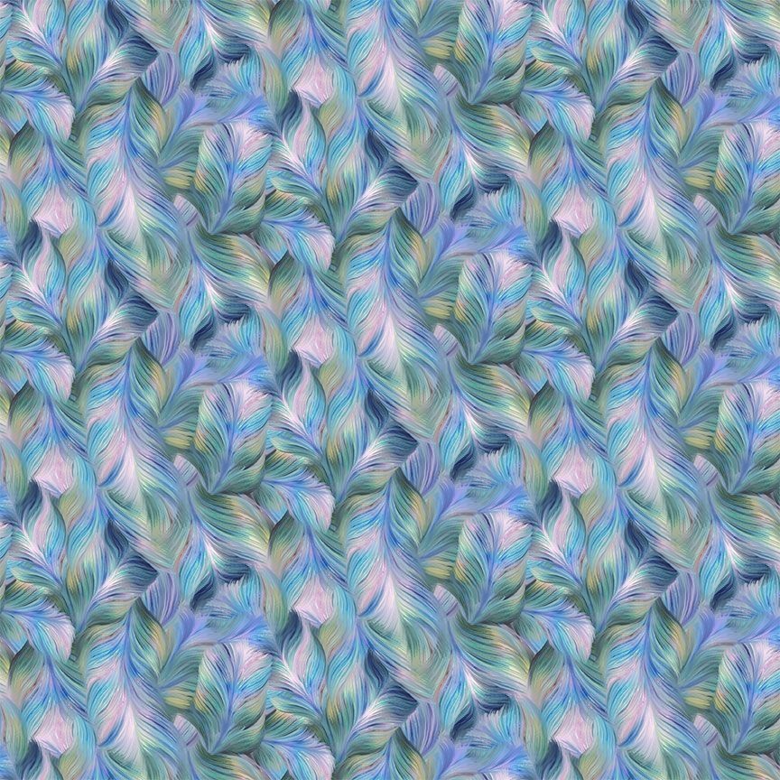 Timeless Treasures Peacock CD2584 Pastel