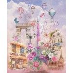 Michael Miller We&#39;ll Always Have Paris Panel DCX11159-MULT-D
