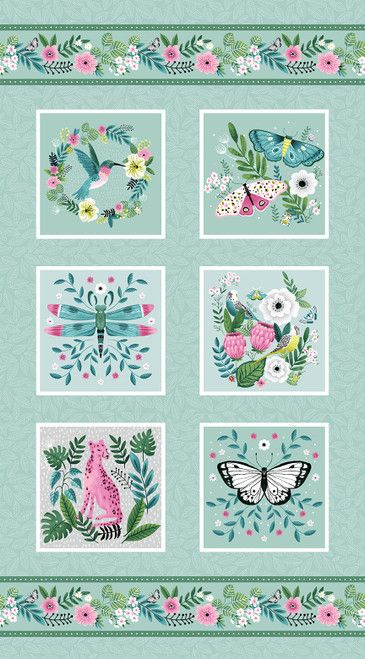 Studio E Tropical Menagerie Panel 7389P 16