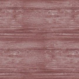Benartex Words To Live By Washed Wood Red