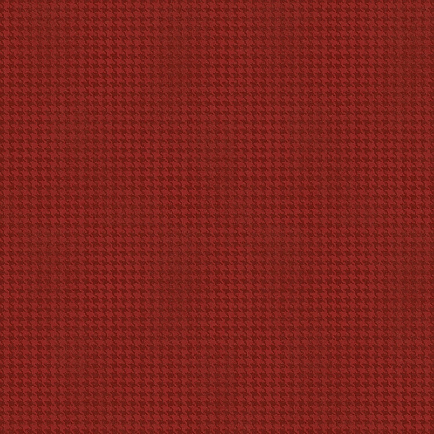 Benartex Blushed Houndstooth Red