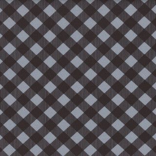 Benartex Chillin &amp; Grillin Gingham Check Black/Grey