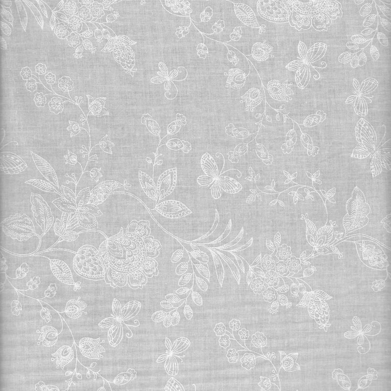 Foust 108&quot; Tone On Tone 46181 Butterflies &amp; Flowers