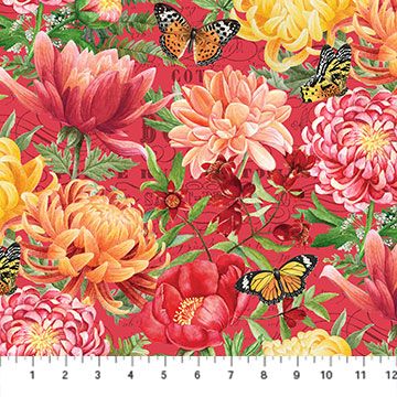 Northcott Morning Blossom Feature Floral 24917-24