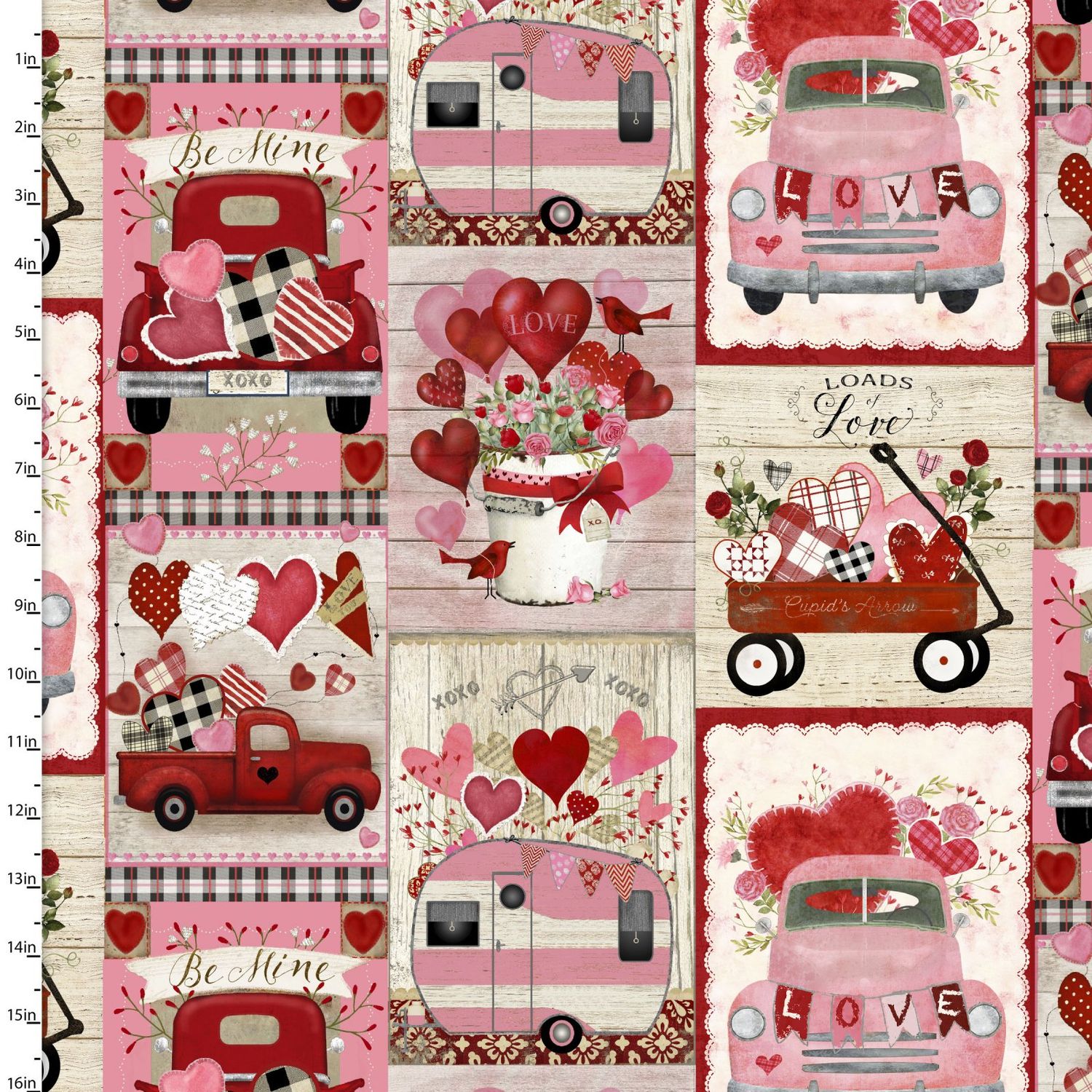 3 Wishes Hugs, Kisses, &amp; Special Wishes Be Mine Patch