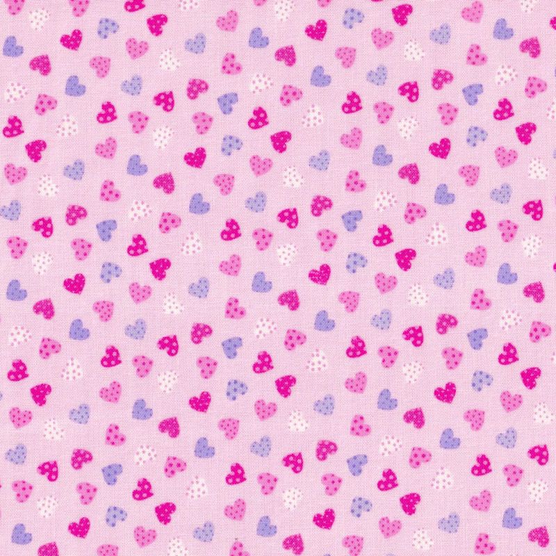 Foust Valentines Day Mini Patterned Hearts On Pink