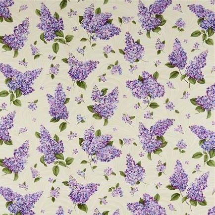Benartex Lilacs In Bloom Sage