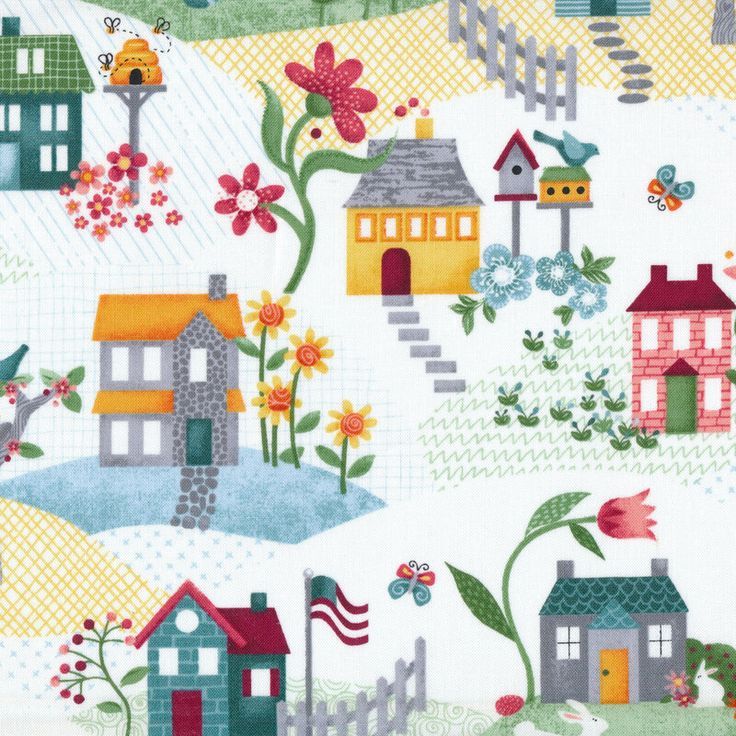 Benartex Wander Lane Multi