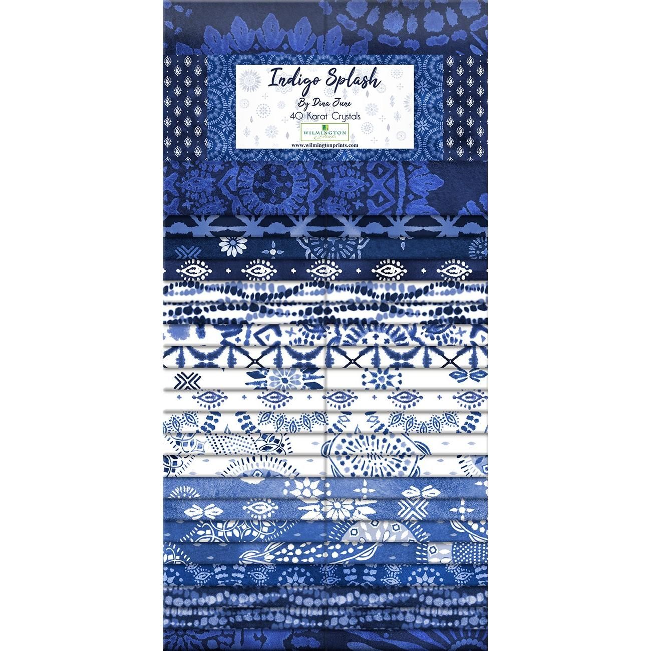Wilmington Indigo Splash Jelly Roll