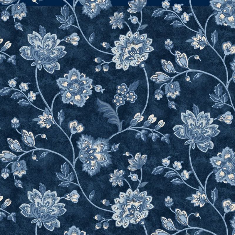 Marcus Fabrics Genevieve R100625 Navy