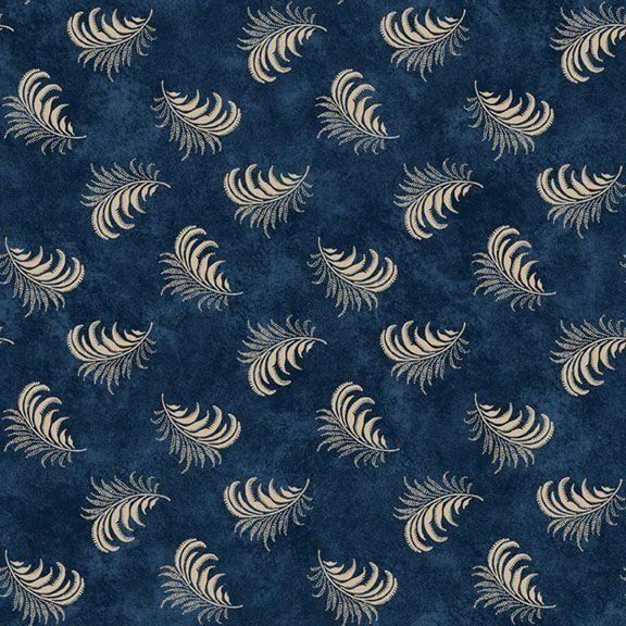 Marcus Fabrics Genevieve R100633 Navy