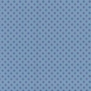Benartex Documentaries Diamond Calico Denim Blue