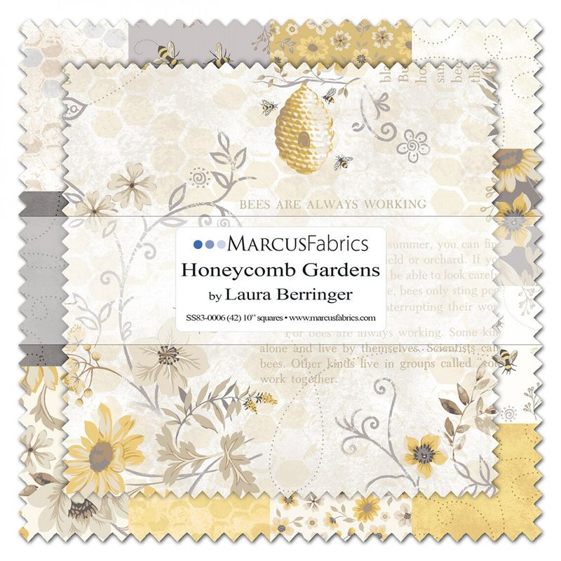 Marcus Fabrics Honeycomb Gardens Layer Cake