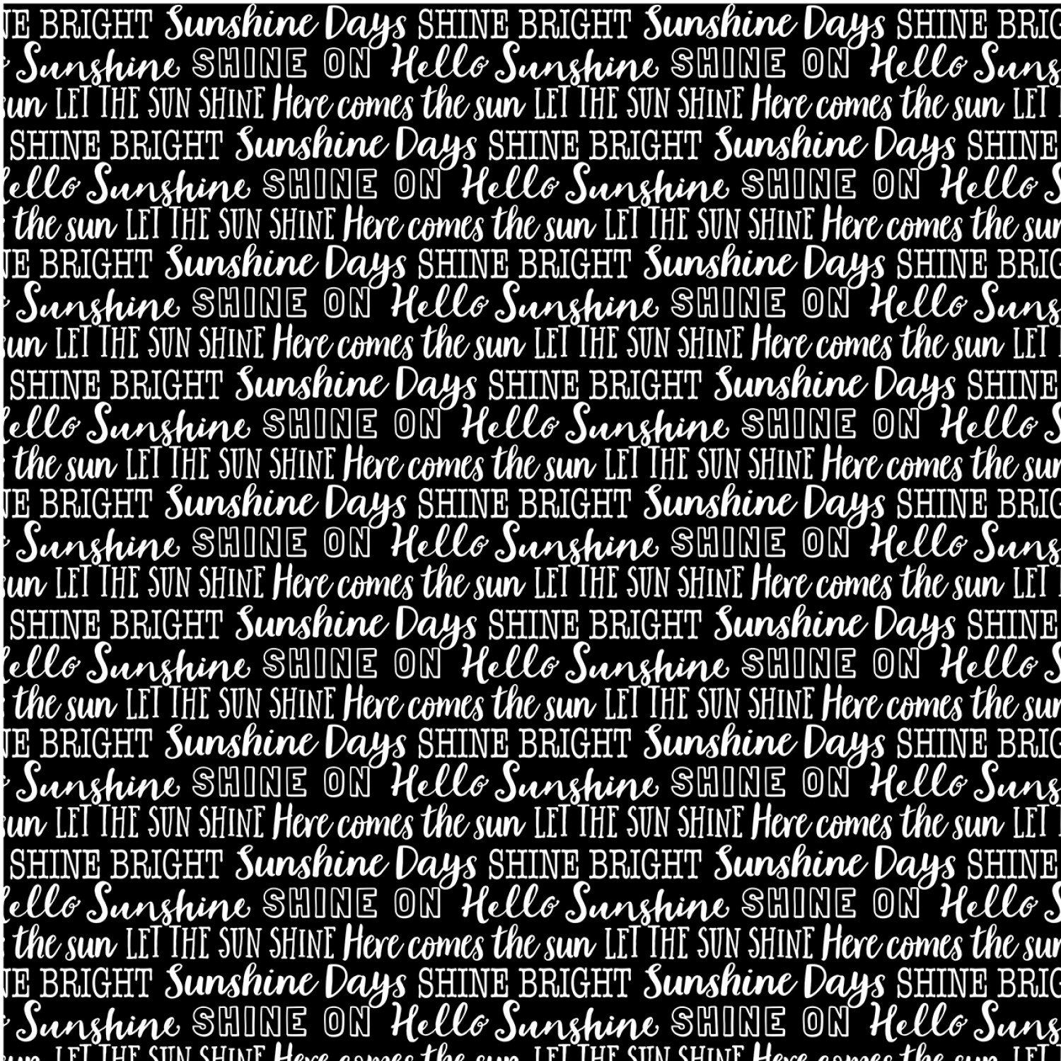 Michael Miller Hello Sunshine DC10170-BLAC-D