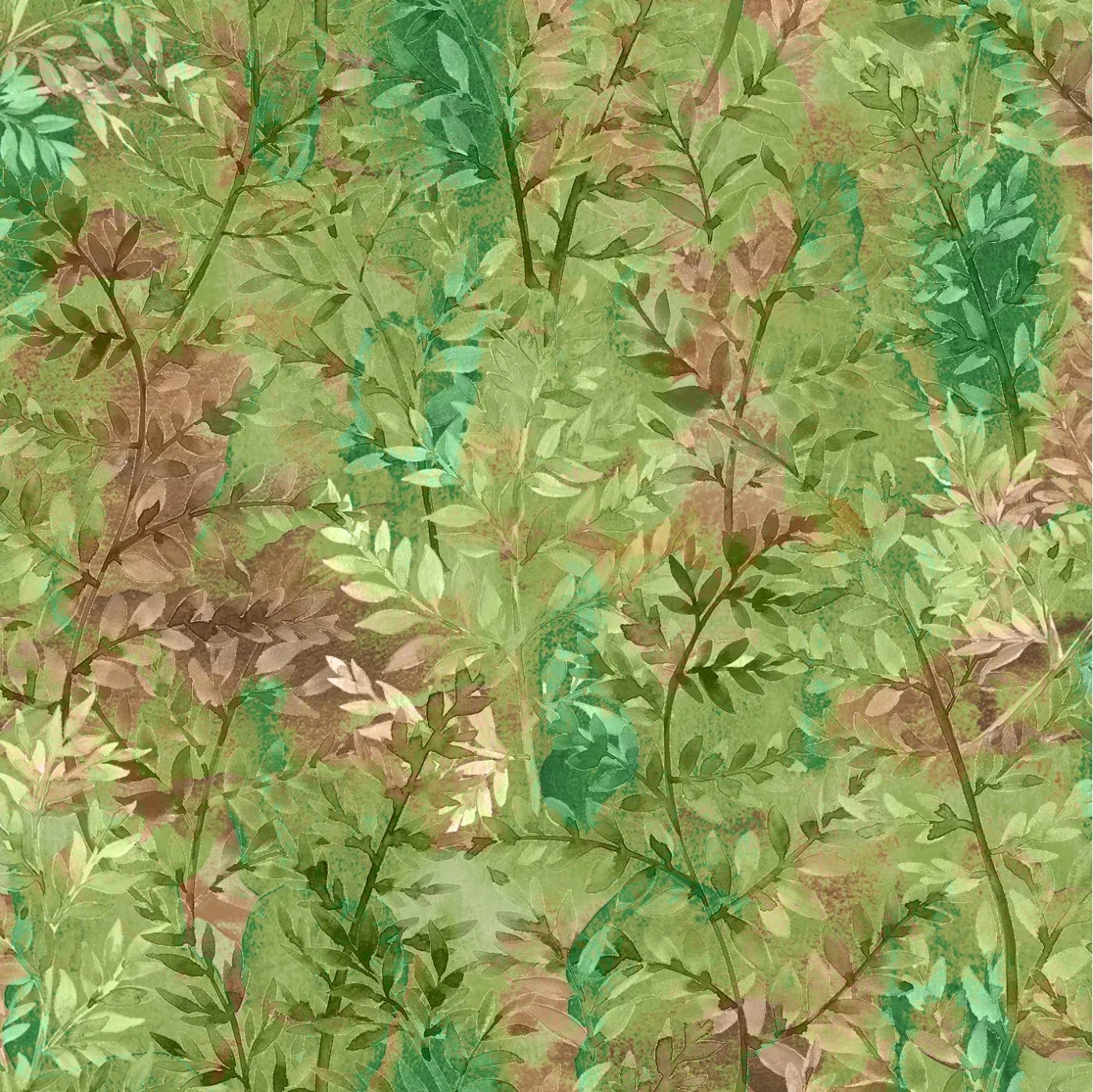 Oasis Fabrics Mystic Mixers 59-649 Green/Rust