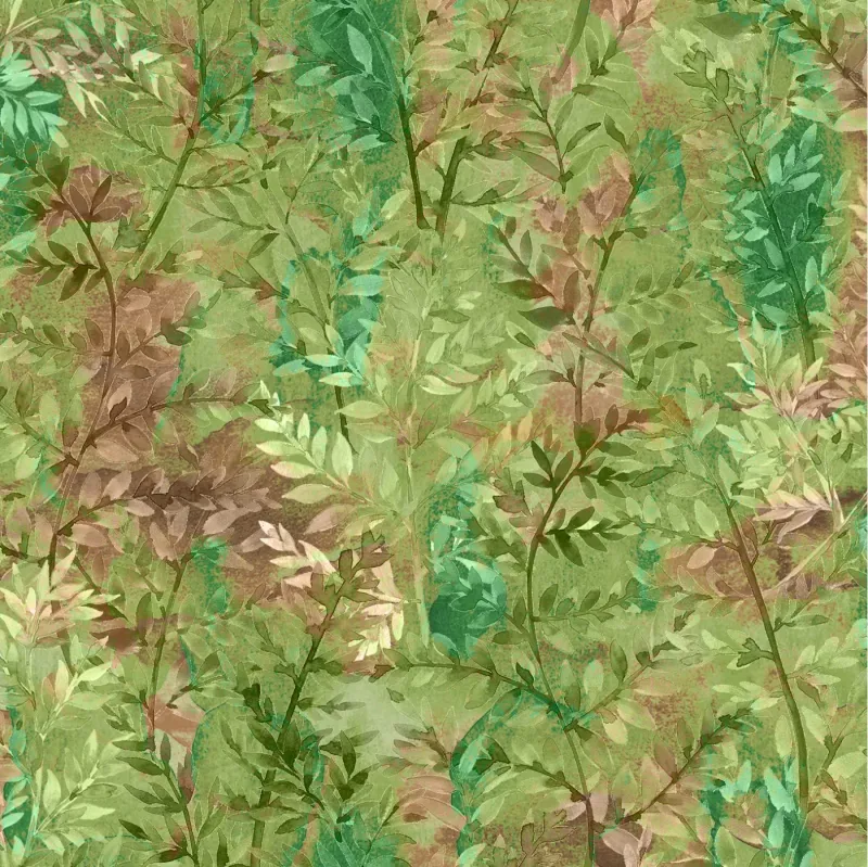 Oasis Fabrics Mystic Mixers 59-649 Green/Rust