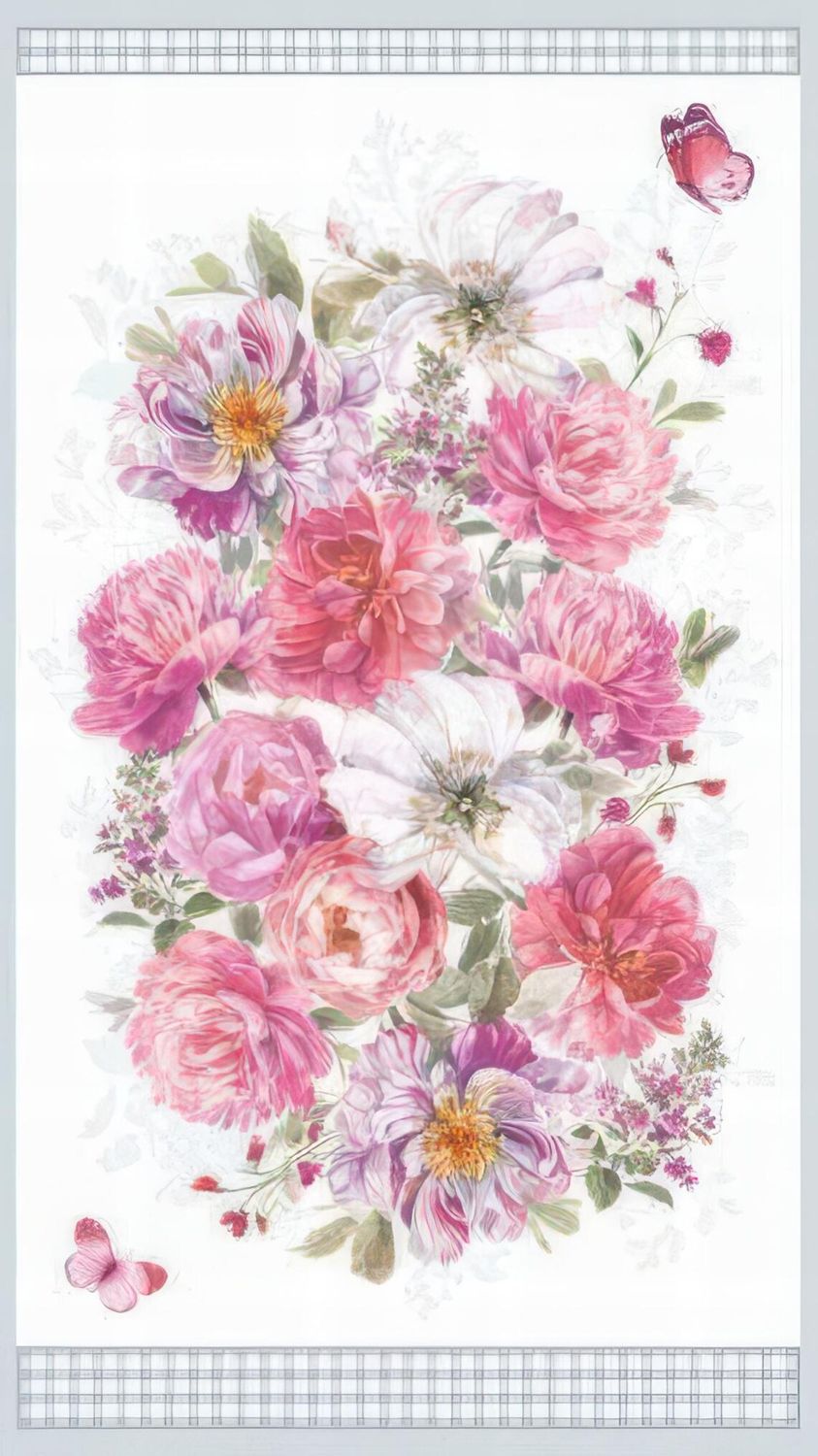 Wilmington Blush Garden Panel 17771 193