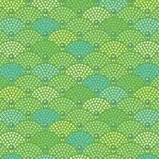 Benartex Frolic Stepping Stones Green
