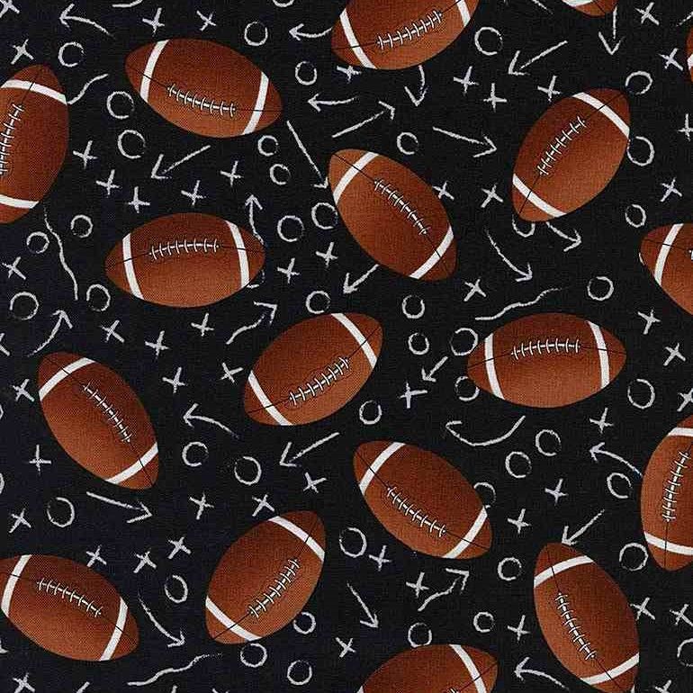 Timeless Treasures Sport CD1228 Black