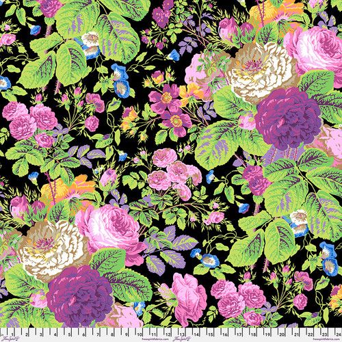 Free Spirit Kaffe Fassett Feb 25 Gradi Floral Contrast