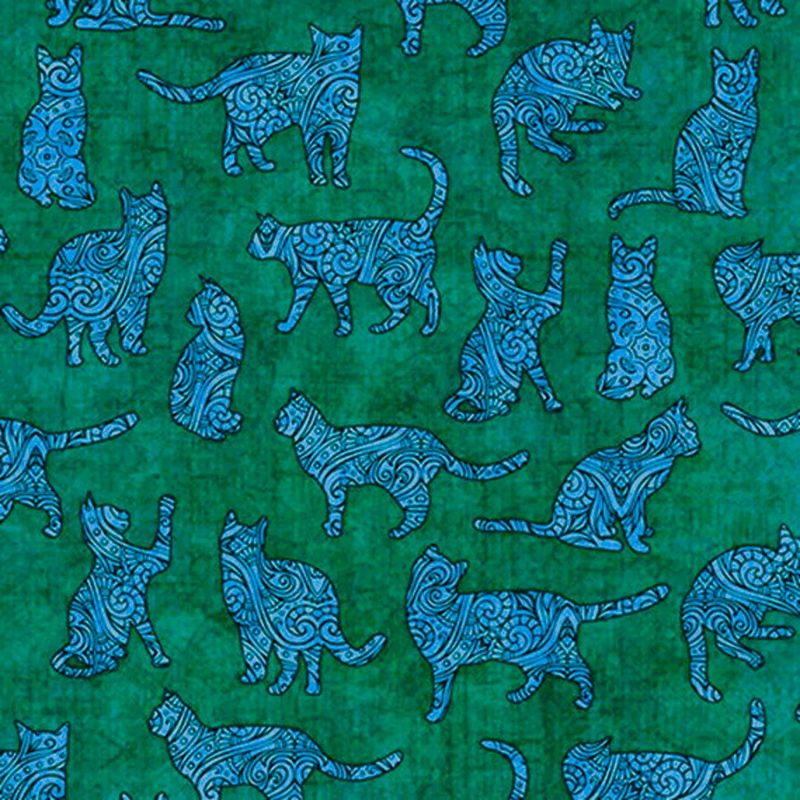 Quilting Treasures Purr-Suasion 1649-26648-G