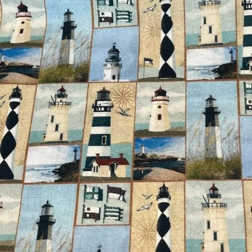 Stoffabrics Bord De Mer 1 Lighthouse